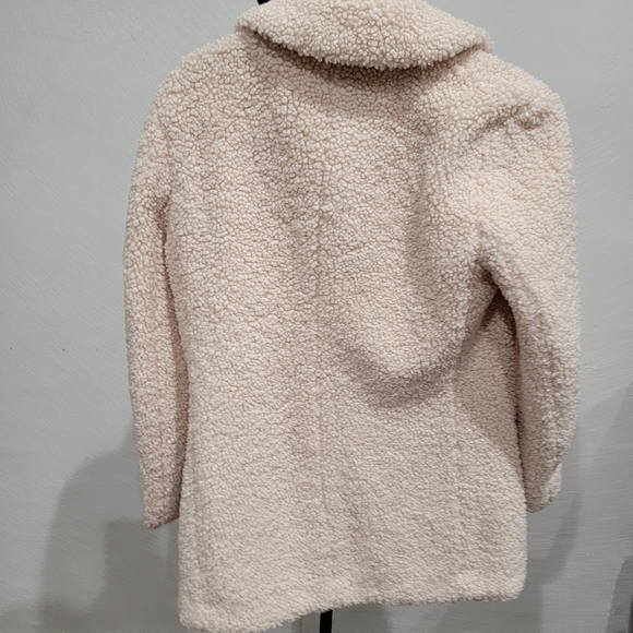 J Crew Natural Cream Teddy Sherpa Jacket XS - Picture 4 of 11